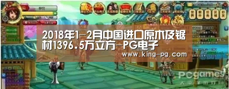 2018年1-2月中国进口原木及锯材1396.5万立方-PG电子(图2) PG入口